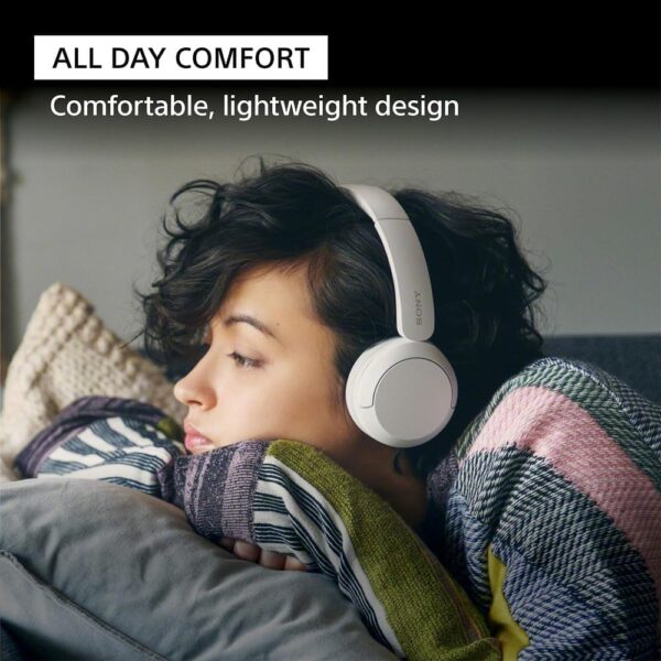 61aLRAD-bQL._AC_SL1000_.jpg Sony WH-CH520 Wireless Headphones Bluetooth On-Ear Headset with Microphone and up to 50 Hours Battery Life with Quick Charging, Cappuccino