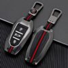 Zinc Alloy Car Key Cover Cases for Peugeot 3008 208 308 508 408 307 4008 for Citroen C4 C4L C3 C6 C3-XR Picasso DS3 DS4 DS5 3 Buttons (A, Matt color)