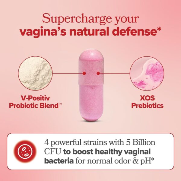 61bRxfqj2JL._AC_SL1000_.jpg O Positiv URO Vaginal Probiotics for Women pH Balance with Prebiotics & Lactobacillus – Vaginal Health Supplement – Support Healthy Vaginal Odor & Flora, 60 Count (Pack of 1), 1 Month Supply
