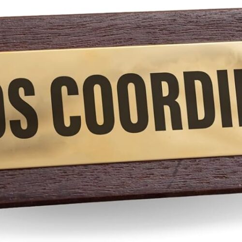 61c6efDmFhL._AC_SL1500_.jpg Boxer Gifts Chaos Coordinator Novelty Desk Sign - Funny Manager Gift for Your Boss and Colleagues Secret Santa - Novelty Work Accessories