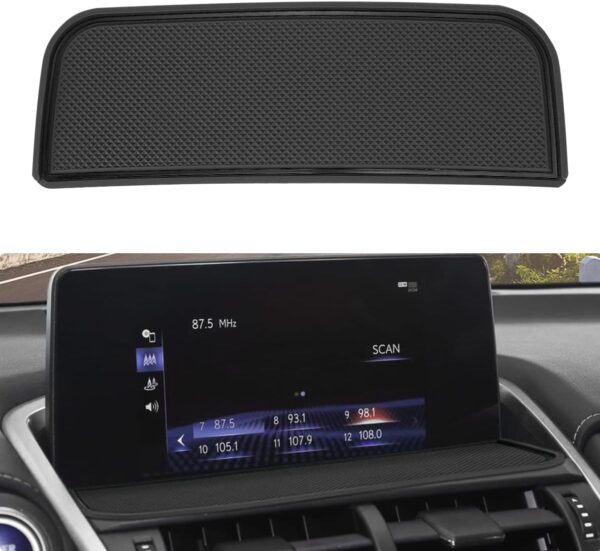 61dIkdrgyL._AC_SL1200_.jpg INTGET Dash Dashboard Mat for Lexus NX300 NX300h NX200 Accessories 2018 2019 2020 2021 Premium Custom Interior Non-Slip Anti Dust Dashboard Insert Liner Pad Rubber Mat (Black)