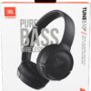 61erqCycyL._AC_SL1500_.jpg JBL Tune 510BT - Bluetooth headphones with up to 40 hours battery, microphone for call, foldable and comfortable, Android and iOs compatible (Black)