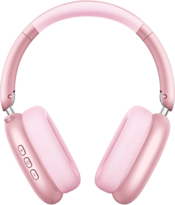 61fzm7GeaL._AC_SL1500_.jpg Wentronic Y01 Wireless Noise Canceling Headphones Bluetooth 5.3 Over Ear Headphones with Microphone, Hi-Res Audio, 48H Playtime, Foldable Comfortable Earpads,Compatible with iOS,Android,PC, Pink