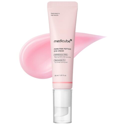 61g9IyjgR0L._SL1500_.jpg medicube Eye Serum with Salmon DNA PDRN & Pink Peptides | 99% Purity Retinol for Fine Lines | PDRN & Niacinamide for Uneven Skin Tone | Korean Skincare, 1.01 fl.oz