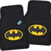 61gJ30XrFTL._AC_SL1000_.jpg BDK WBMT-1301 Batman Carpet Car Floor Mats Black & Yellow Logo - 4 Pieces, Rubber Backing, Front & Rear Full Set