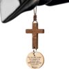 61gQnxzSvGL._AC_SL1500_.jpg Cross for Car Mirror Hanging Christian Gifts for Men, Dad, Women, Bible Study - Scan Phone for Daily Bible Verse Car Rearview Decor Accessories for Truck Driver, Jesus Religious Gift