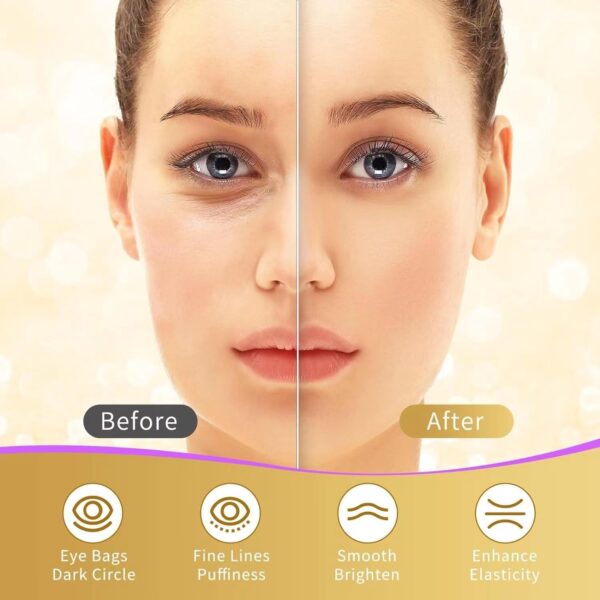 61gY-IVGm6L._SL1500_.jpg Under Eye Patches, 40 Pairs Eye Mask for Dark Circles, Puffy Eyes, Undereye Bags,Wrinkles,Eye Mask Patches with 24K Gold, Hyaluronic Acid,Rose & Aloe Vera, Eye Treatment Skin Care for Men & Women Gift