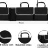 61hKCSlqTIL._AC_SL1500_.jpg TANNESS Car Boot Seat Organiser with Adjustable Straps - Storage Accessories Organisers - Seat Back Protectors, Medium Large Interior Travel Storage, Foldable Cargo Net Car Backseat Cover Gadgets