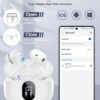 61iHwspu4JL._AC_SL1500_.jpg Wireless Earbuds, Bluetooth 5.4 Headphones Bass Stereo, Ear Buds with Noise Cancelling Mic, LED Display in Ear Earphones Clear Calls, IP7 Waterproof Bluetooth Earbuds for Phones/Sports/Laptop, White