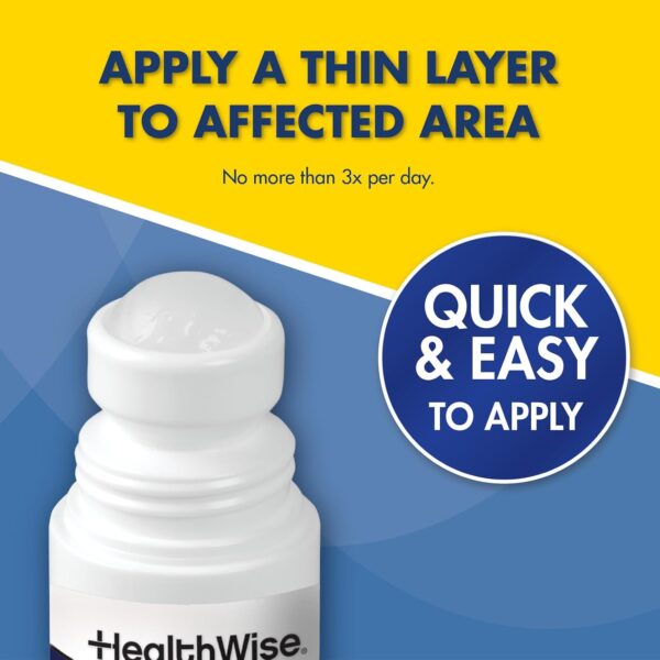 61jlrHaWs2L._AC_SL1500_.jpg HealthWise 4% Lidocaine Roll-On | OTC Strength | Pain Relief Liquid | 2.5 oz. 73 mL | Non-Greasy, Unscented Formula | Topical Anesthetic