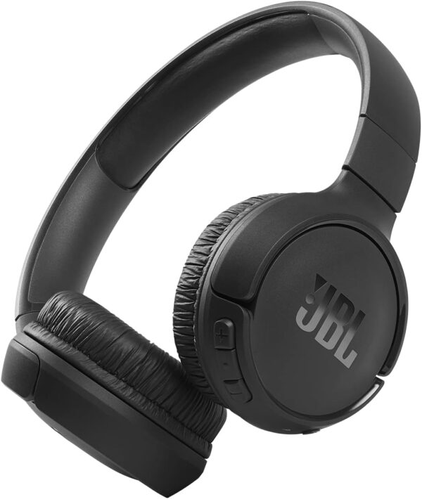 61kFL7ywsZS._AC_SL1500_.jpg JBL Tune 510BT - Bluetooth headphones with up to 40 hours battery, microphone for call, foldable and comfortable, Android and iOs compatible (Black)