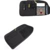 METYOUCAR Car Trunk Organizer Compatible with LR Discovery 5 2017-2024 L462 Trunk Left Side Storage Bag with Multifunctional Large Capacity Stable Collapsible (Black)