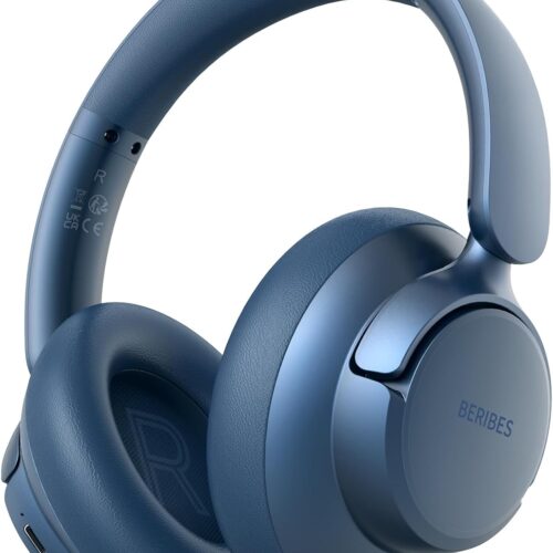61m0r1qwygL._AC_SL1500_.jpg BERIBES Upgraded Hybrid Active Noise Cancelling Wireless Headphones with Transparent Modes,70H Playtime Bluetooth Headphones Wireless with Mic, Deep Bass,3.5MM Cable,Soft-Earpads,Fast Charging-Blue