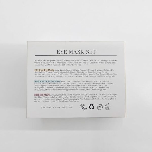 61nDb4BL5mL._SL1500_.jpg PEAUAMIE Under Eye Patches Gold and Hyaluronic Acid for puffy eyes,Rose Eye Masks for Dark Circles and Puffiness skin care Smooth Wrinkles products 30 Pairs