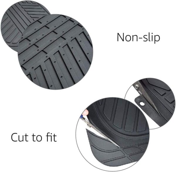 61nN8siZPuL._AC_SL1002_.jpg Amazon Basics Deep Dish Universal Heavy Duty PVC Floor Mats Set 4 piece with Cargo Liner, All-Weather Protection waterproof Trim To Fit for Cars, Automotive, SUVs, Sedan, Trucks, Black