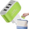 Port USB Charger | 3 Light USB Charger Socket | Smart Multiple Ports, Wall Socket Adapter | for Smartphone and Home Devices
