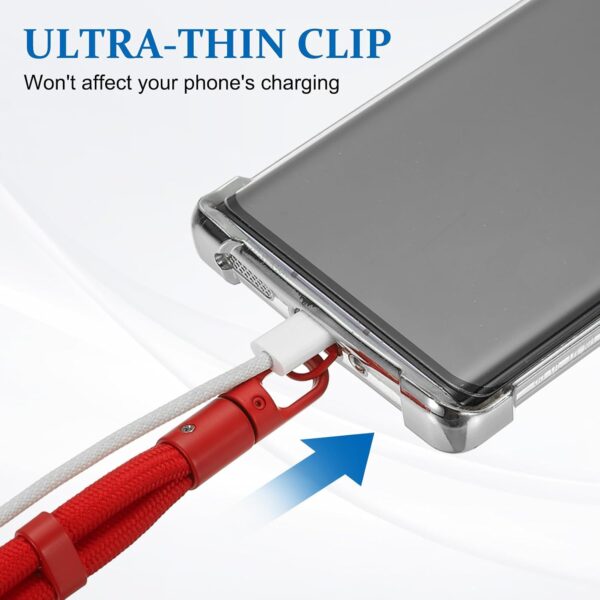 61oLKZpE9uL._AC_SL1500_.jpg PATIKIL Polyester Adjustable Phone Strap with Stainless Steel Patch for Most Smartphones
