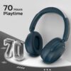Monster Persona 3rd ANC Bluetooth Headphones, Over Ear Headphones with Bluetooth 5.4, 70 Hours Playtime, Noise Cancelling Headphone with Mic, Foldable Lightweight Headset, Comfort Fit, Blue