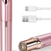 61rBHXAL-rL._AC_SL1500_.jpg Flawless Facial Hair Remover for Women Painless Face Shaver -Mini Hair Remover, Electric Razor Shaver Portable Bikini Epilator for Lips, Chin, Armpit, Peach Fuzz, Fingers