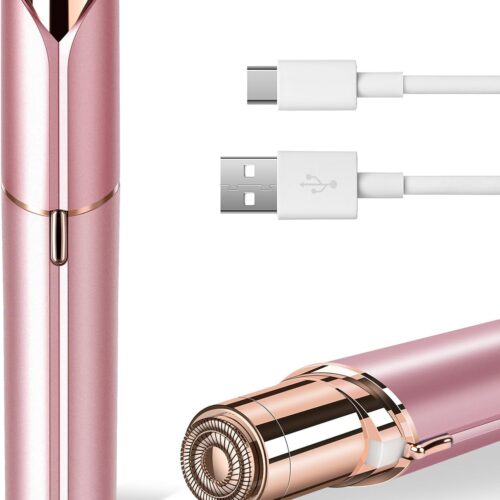 61rBHXAL-rL._AC_SL1500_.jpg Flawless Facial Hair Remover for Women Painless Face Shaver -Mini Hair Remover, Electric Razor Shaver Portable Bikini Epilator for Lips, Chin, Armpit, Peach Fuzz, Fingers