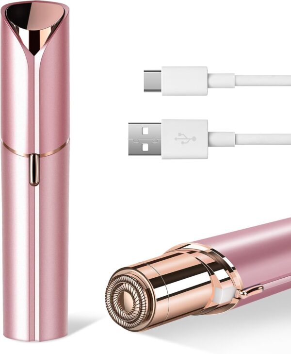 61rBHXAL-rL._AC_SL1500_.jpg Flawless Facial Hair Remover for Women Painless Face Shaver -Mini Hair Remover, Electric Razor Shaver Portable Bikini Epilator for Lips, Chin, Armpit, Peach Fuzz, Fingers