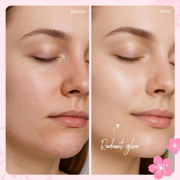 Sakura Travel Skincare Sets, 60pcs Mini Travel Skin Care kit Including Cleanser, Toner, Lotion, Serum, Cream, Sleepping Mask