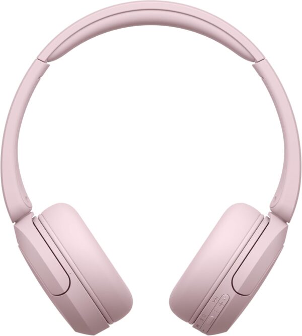 61tgyjLtn8L._AC_SL1500_.jpg Sony WH-CH520 Wireless Headphones Bluetooth On-Ear Headset with Microphone and up to 50 Hours Battery Life with Quick Charging, Pink