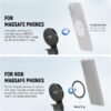 NEEWER Continuity Camera Mount for Desktop Monitor, Magnetic Tri Fold Desk Phone Webcam Holder with Arca Type Base, Compatible with MagSafe iPhone iMac Apple TV 4K Desktop Mac Laptop Samsung, SP08