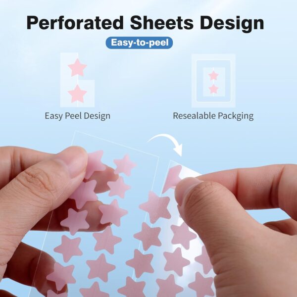 61zJEwrHmL._SL1500_.jpg QUSTERE Pimple Patches for Face, Hydrocolloid Acne Patches, Cute Star Zit Covers, Colorful Spot Stickers with Tea Tree, Salicylic Acid & Cica Oil| 3 Sizes (10mm, 12mm & 14mm) |200 Count