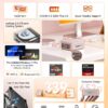 71EylHqReL._AC_SL1500_.jpg GEEKOM A5 Business Mini PC Idea Light Gaming/Education, AMD Ryzen 7, 16GB RAM(Expandable to 64GB), 512GB NVMe SSD, Windows 11 Pro Desktop Computer Supports Quad Display/4K Video Streaming