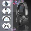 71K0xjiQzL._AC_SL1500_.jpg Bluetooth Headphones with Active Noise Cancelling (ANC), Wireless Over Ear Bluetooth Headsets with 35H Playtime, HiFi Stereo Foldable Headphones with Foam Ear Cups for Sports, Travel, Black
