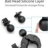 71evtZF1TL._AC_SL1500_.jpg SOONSUN Super Clamp Mount with Dual 360° Ball Heads & Phone Holder, Heavy-Duty Camera Clamp Mount for GoPro Hero 13 12 11 10 9, Insta360, DJI Osmo, DSLR, Smartphones & Action Camera