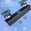 Sound Bar - Home Theater Audio System for Wireless, Deep Bass, Volume Boost, Projector, Surround Experience with Easy Connection, TV Speaker for Desktop, Laptop, Computer, 11.65x2.17x2.36 Inches