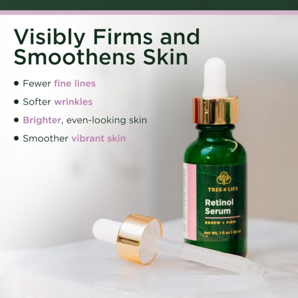 Tree of Life Face Serum Set - Vitamin C, Retinol & Hyaluronic Acid for Brightening, Firming & Hydrating - Anti Aging Skin Care Set - Dermatologist Tested - 1 Fl Oz (Pack of 3)