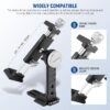 7108ixpBCpL._AC_SL1500_.jpg NEEWER Smartphone Tripod Mount Aluminum Alloy, 360° Rotatable Phone Stand Holder Clamp with Cold Shoe & Arca Type Base Compatible with iPhone 15 Pro Max Galaxy S24 Ultra Pixel & 2.6"-4" Wide Phones