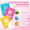 KONEUK 12 Pack Collagen Hydrating Face Masks Skincare, Sheet Face Mask for All Skin Types, Facial Masks Set for Women Skin Care, Face Mask Bulk Spa Gifts for Women