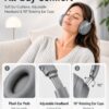 7117mFChpKL._AC_SL1402_.jpg Wentronic Y05 Bluetooth Over-Ear Headphones with Active Noise Cancelling, Hi-Res Audio, 48H Playtime, Built-in Mic, Wired/Wireless, Works with iOS, Android & PC, Grey