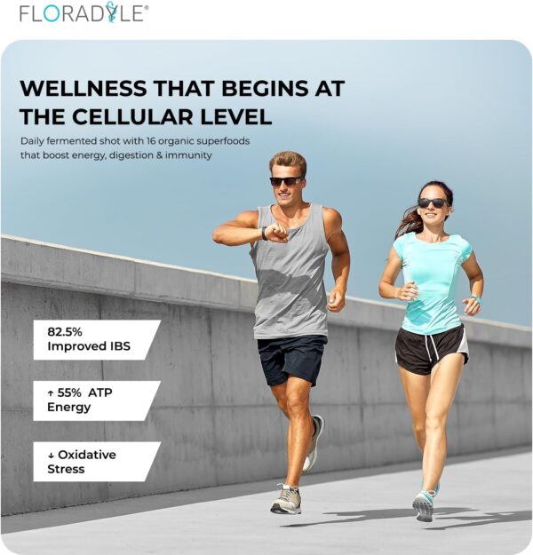 711Vn2zaXgL._AC_SL1500_.jpg Essence | Daily Fermented Superfood Shot for Gut Health, Immunity & Natural Energy | 16 Organic Ingredient | 7-Stage Cascade Fermentation | Vegan, Non-GMO, Gluten-Free| 0.68 fl oz(20 Bottle)