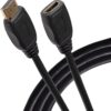 7126AVvdWKL._AC_SL1500_.jpg Maplin HDMI Extension Cable 3m, 4K 30Hz Male to Female Adapter, Ultra HD High Speed, ARC/HDR/3D, Ethernet, Compatible with TVs, Monitor, PS4/5, Xbox, Projector, Soundbar, Sky Box, PC, Laptop, Apple TV