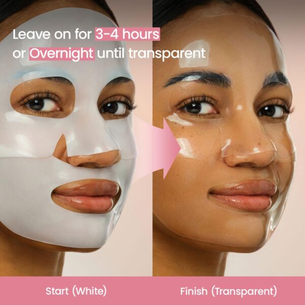 712oAAov1ML._SL1280_.jpg BIODANCE Bio-Collagen Real Deep Mask, Hydrating Overnight Hydrogel Face Mask, Pore Minimizing, Elasticity, Plumping, Travel Essentials & Self Care Gifts for Women, Korean Skin Care | 1.19oz(34g) x 4ea