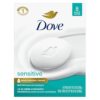 712pSSuh5vL._SL1500_.jpg Dove Beauty Bar Soap Sensitive, 8 Bars for Sensitive Skin, Fragrance Free and Hypoallergenic 3.75 oz