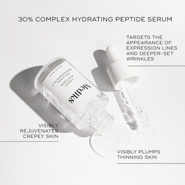 713nRRB59VL._SL1500_.jpg Medik8 Liquid Peptides - Multi Peptide Face Serum For Women and Men - Smooths Wrinkles and Fine Lines - Hydrating Serum - 1.0 oz