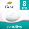 713t148wXQL._SL1500_.jpg Dove Beauty Bar Soap Sensitive, 8 Bars for Sensitive Skin, Fragrance Free and Hypoallergenic 3.75 oz