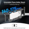 714oeqhBkL._AC_SL1500_.jpg NEEWER Universal Smartphone Video Rig with Handles 67mm Filter Adapter Anti Drop Cold Shoe Compatible with DJI Mic iPhone Samsung Galaxy Android, Phone Cage Stabilizer for Video Recording, PA017