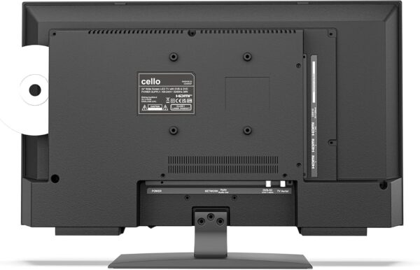 714HFcOc0cL._AC_SL1500_.jpg Cello C2426TZF 24-inch Tizen OS Smart LED TV/DVD, By Samsung, Gaming Hub, Pitch Perfect Speakers, Netflix, Bluetooth, UK Made, Ideal for Kitchen, Bedroom & Small Spaces