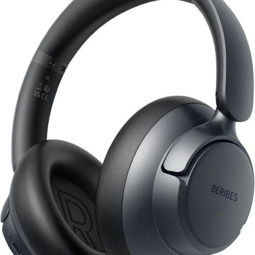 714SLdK9LL._AC_SL1500_.jpg BERIBES Upgraded Hybrid Active Noise Cancelling Headphones with Transparent Modes,70H Playtime Bluetooth Headphones Wireless Bluetooth with Mic, Deep Bass,3.5MM Cable,Soft-Earpads,Fast Charging-Black