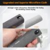 Alyvisun Screen Cleaner Kit (Liquid NOT Included), 3 in 1 Screen Cleaner Tool with Microfiber Cloth, Portable Refillable Laptop Screen Cleaner Spray Bottle for Phone/TV/Monitor/Computer/Car Screen