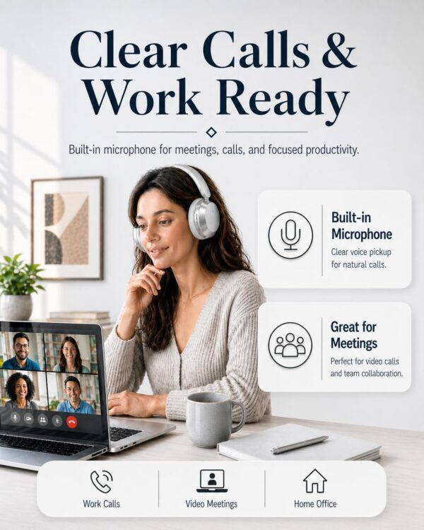714d1QsKOL._AC_SL1402_.jpg Wentronic Y05 Bluetooth Over-Ear Headphones with Active Noise Cancelling, Hi-Res Audio, 48H Playtime, Built-in Mic, Wired/Wireless, Works with iOS, Android & PC, Silver