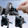 GREFAY Bike Phone Holder Motorbike Phone Holder [1S Quick Release Robust Connections] Anti Shake Universal 360° Bicycle Handlebar Holder for iPhone 17 16 15 14 13 Samsung S23/S22 4.5-7" Smartphone