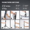 715IJYKUYAL._AC_SL1500_.jpg NEEWER Ring Light Kit: 18"/45cm Outer 55W 5600K Dimmable LED Ring Light, Light Stand, Carrying Bag for Camera, Smartphone, YouTube, TikTok, Self Portrait Shooting, Black